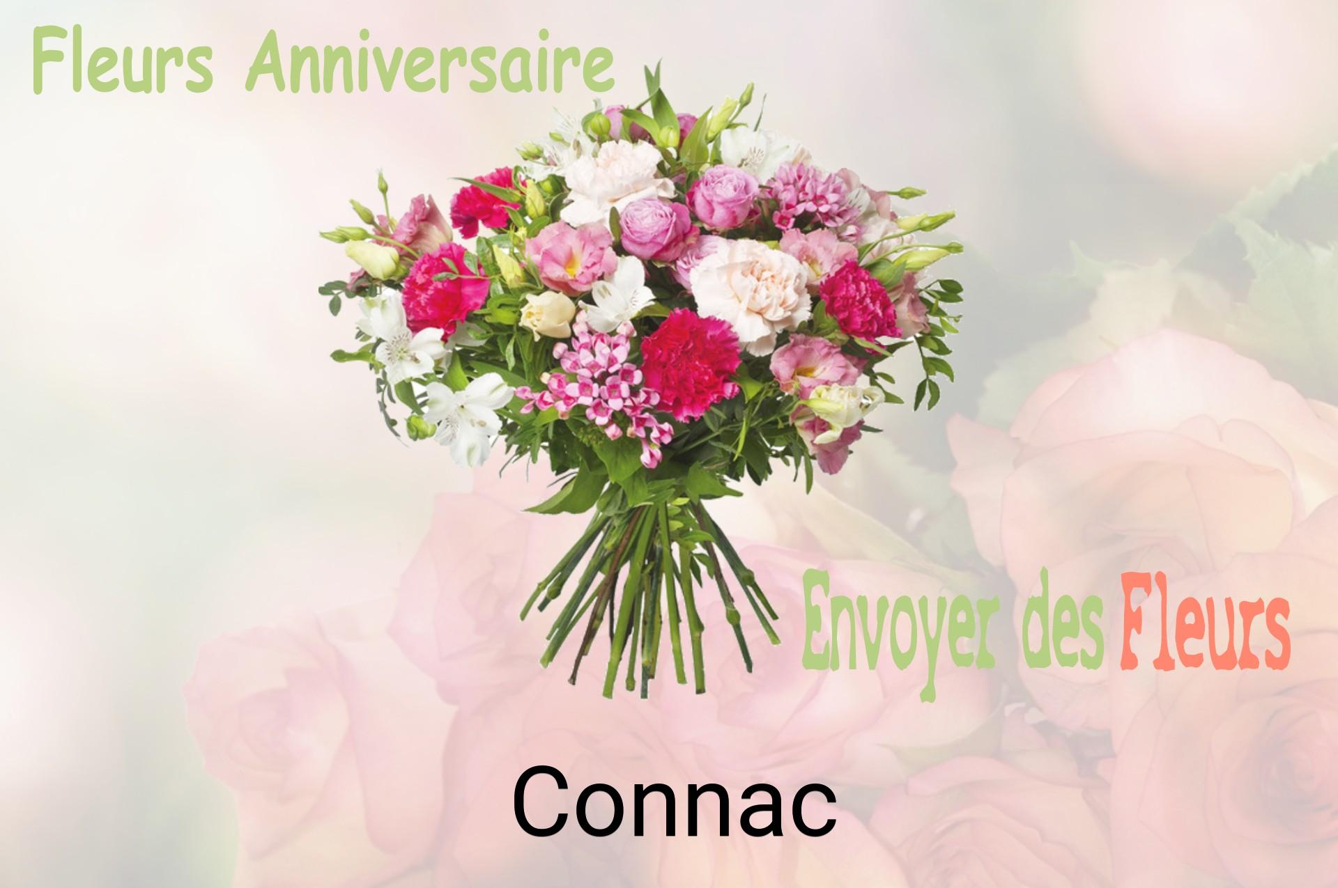 Bouquet de fleurs d’anniversaire livré à Connac